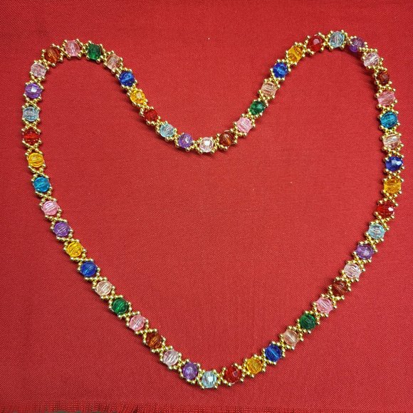 Multicolor Bead Necklace - Picture 6 of 8